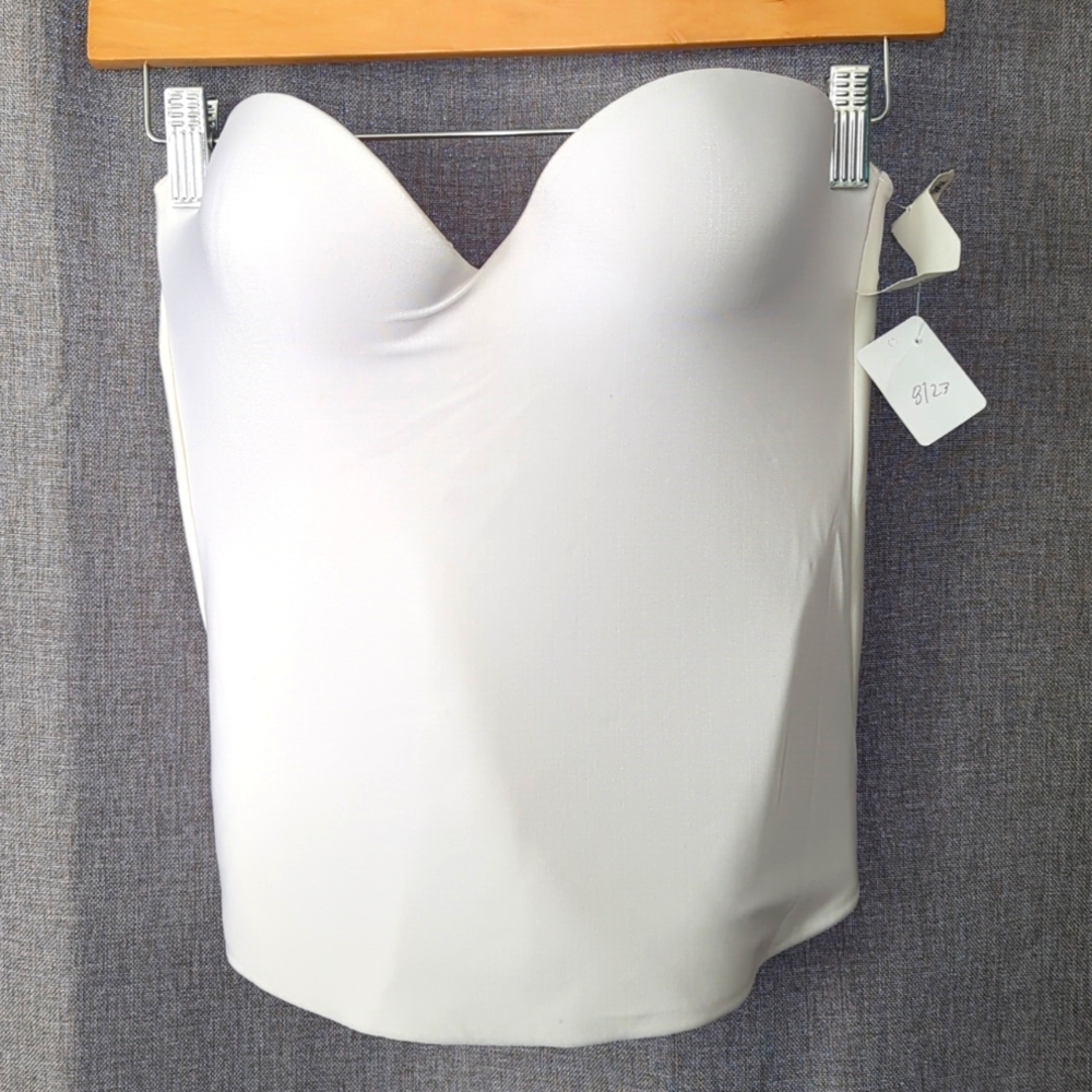 New David's Bridal soft shaper corset 36D minimal boning om sides and back only